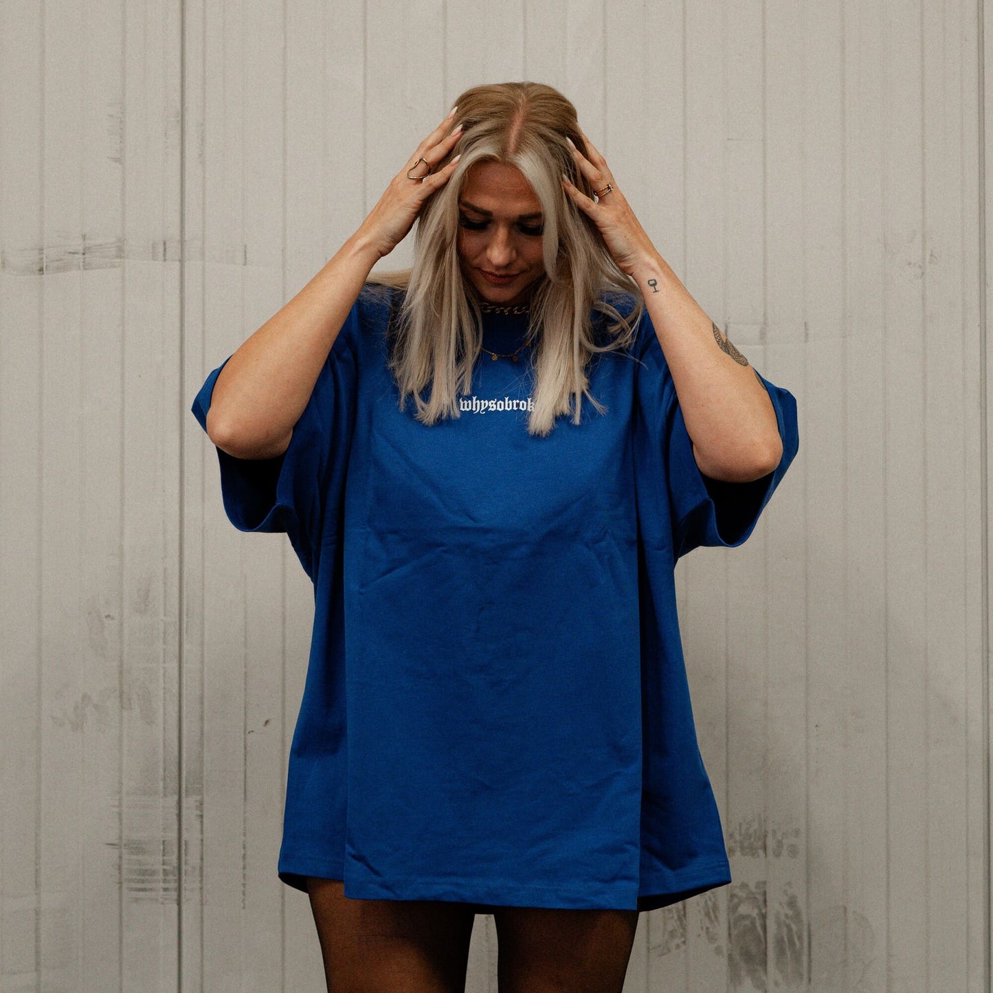 Reynoso Blue Oversized T-Shirt