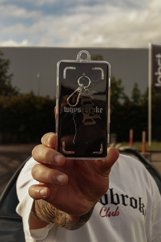Alu Keychain - Brushed Front
