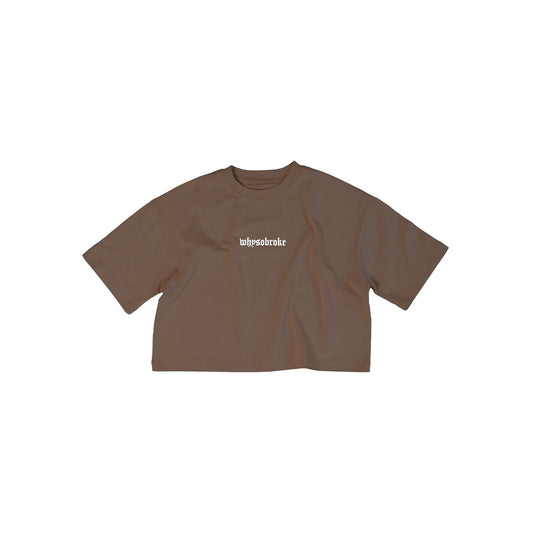 Carlito Brown Oversized Crop-Shirt