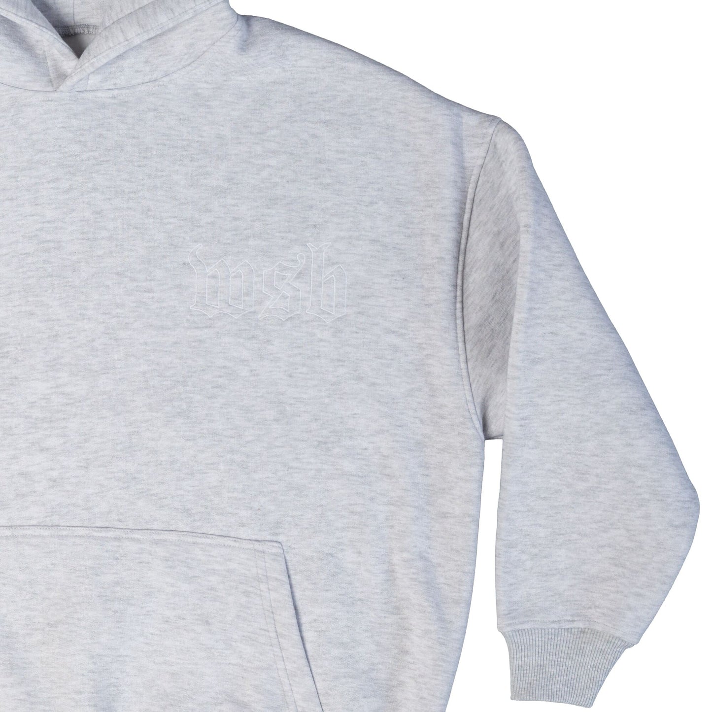Grey Melange Hoodie