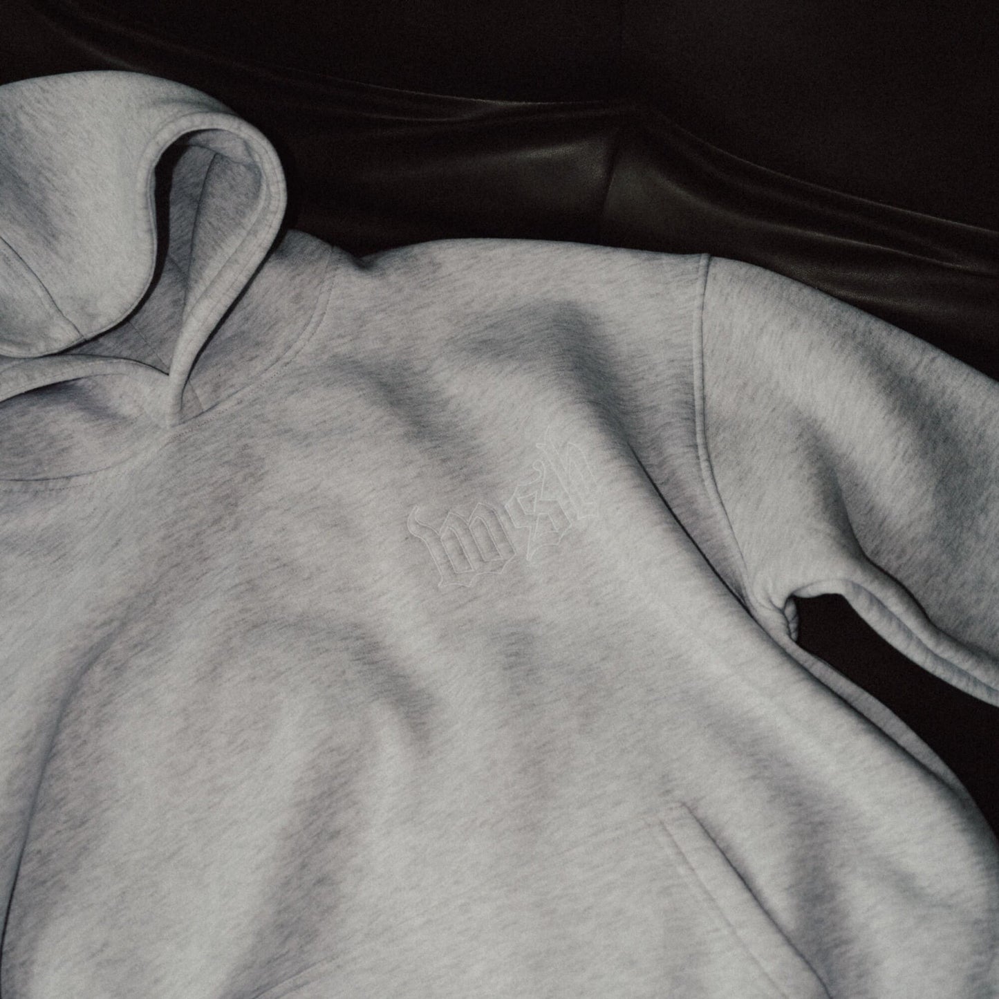 Grey Melange Hoodie