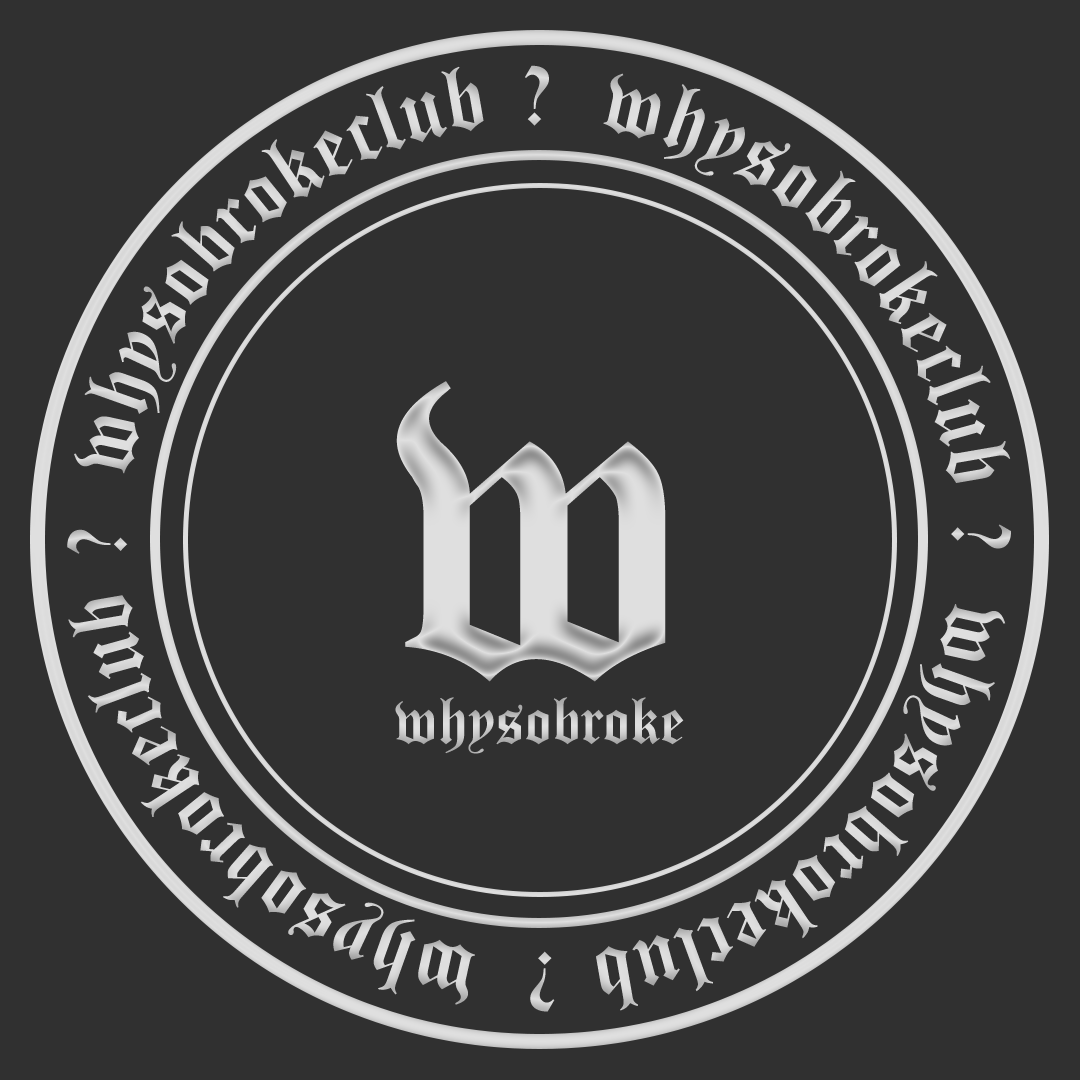 Whysobroke Sticker Rund