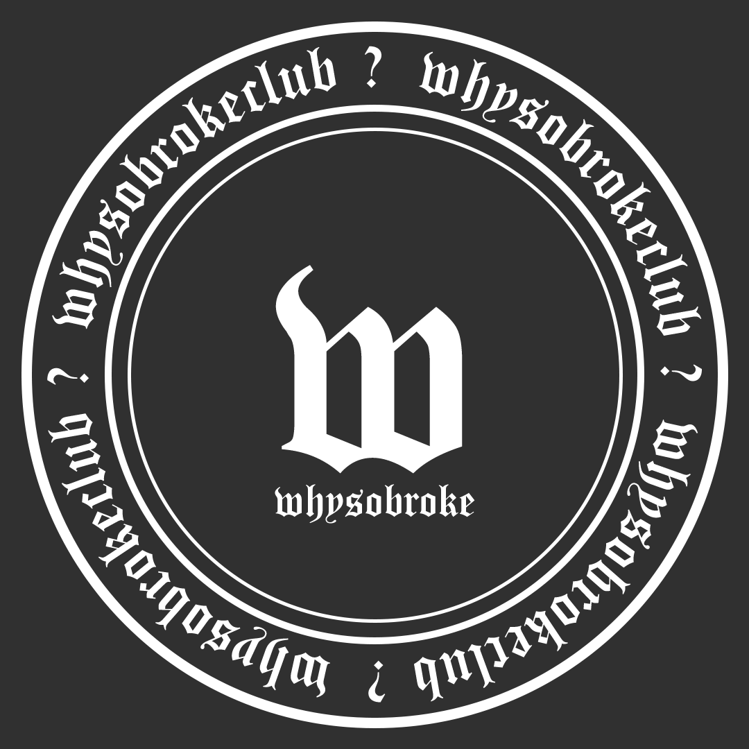 Whysobroke Sticker Rund
