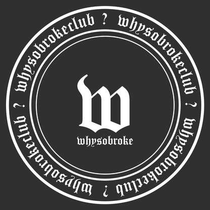 Whysobroke Sticker Rund